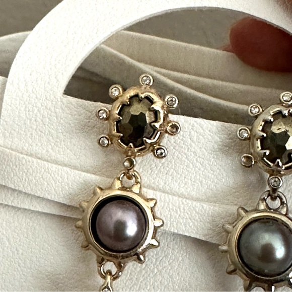 ALEXIS BITTAR Georgian Linear Drop Post Earrings - Picture 12 of 13